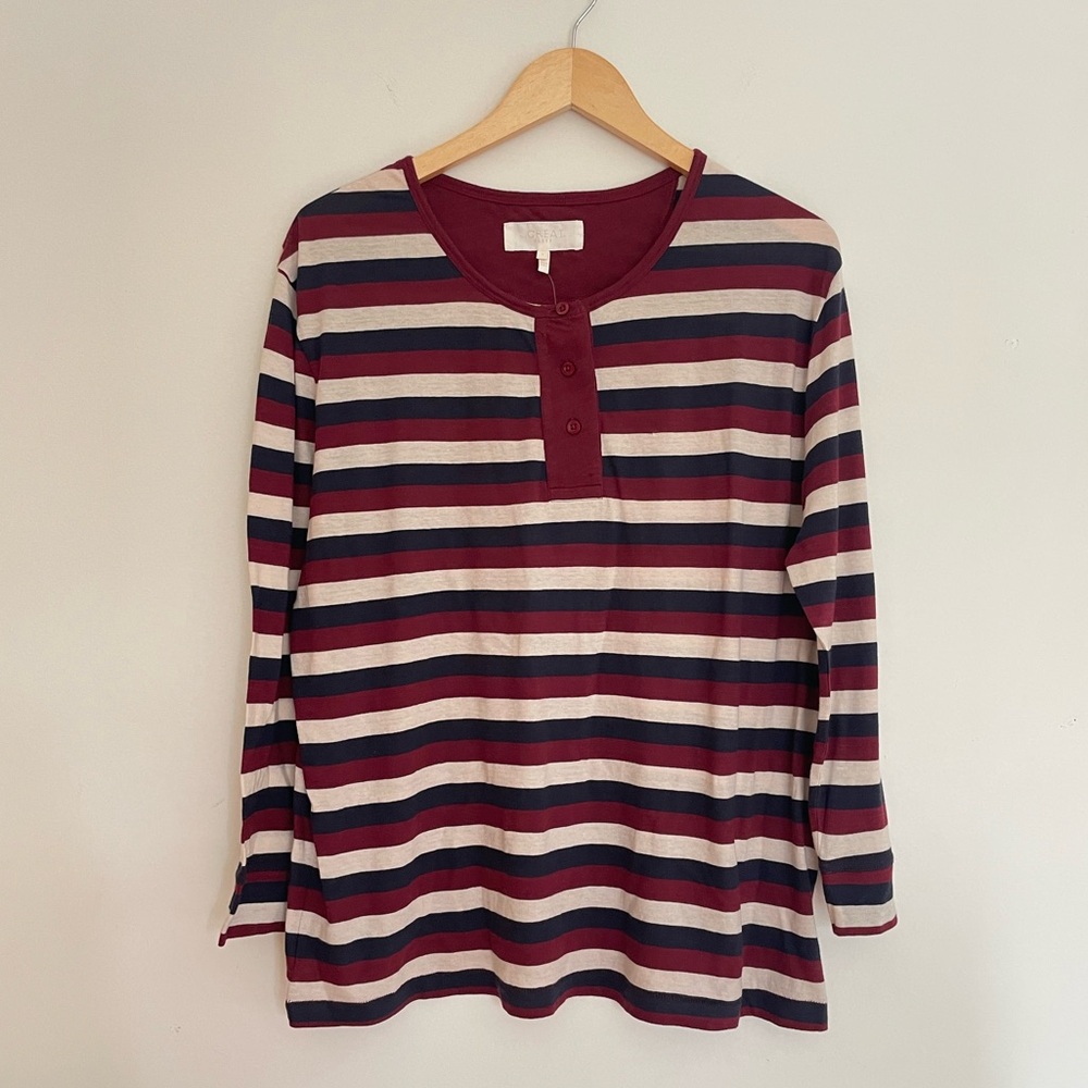 The Great Striped Long Sleeve T-shirt